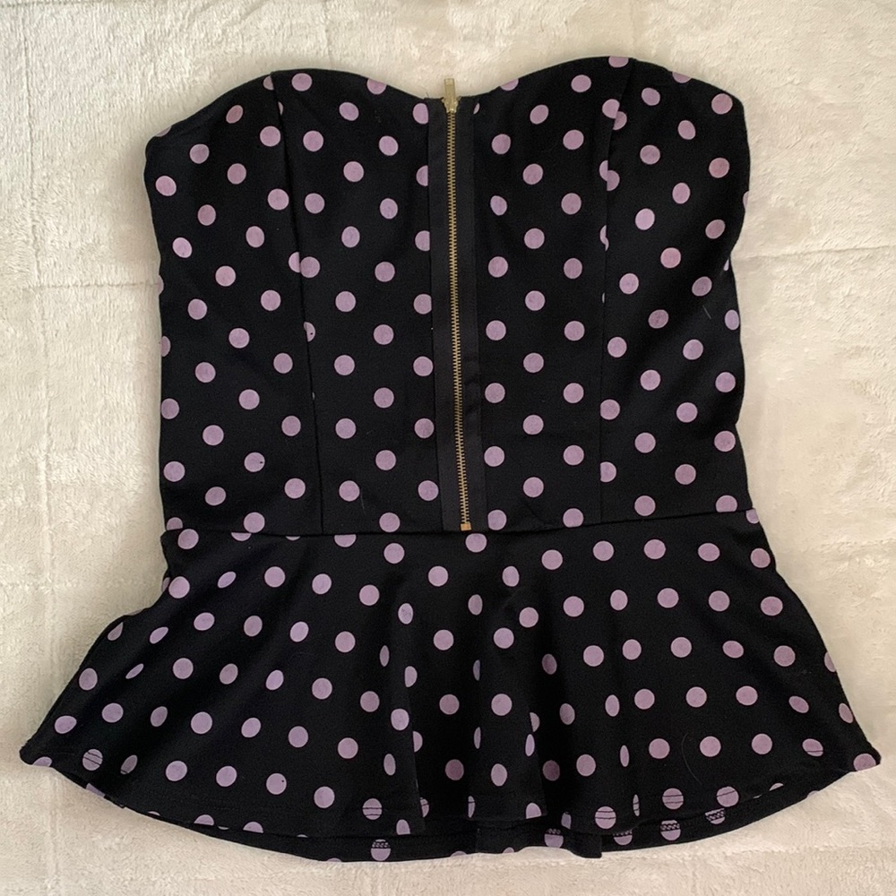 Oboe peplum top